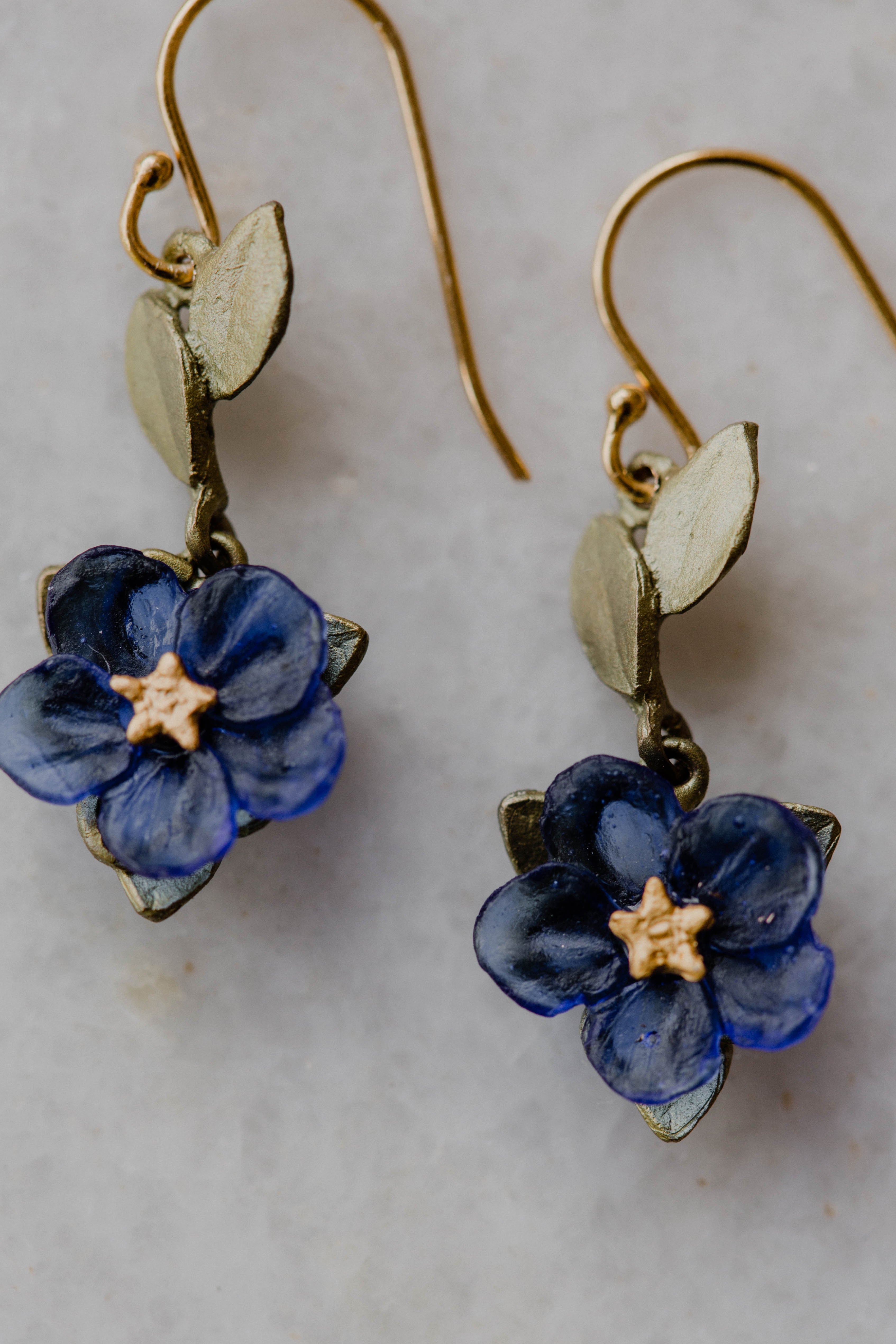 Blue Violet Earring