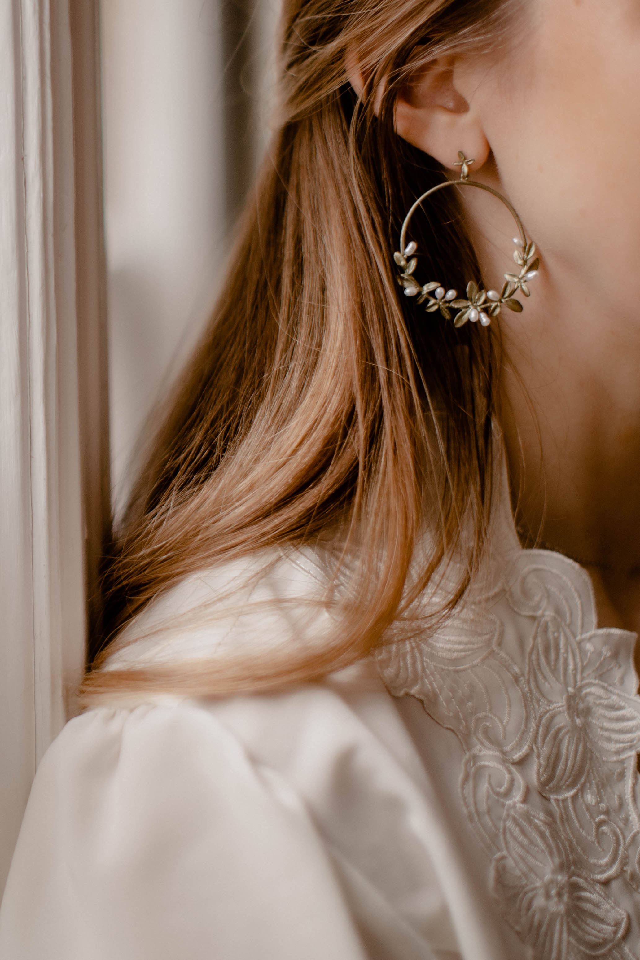 Flowering Thyme Dangle Earring
