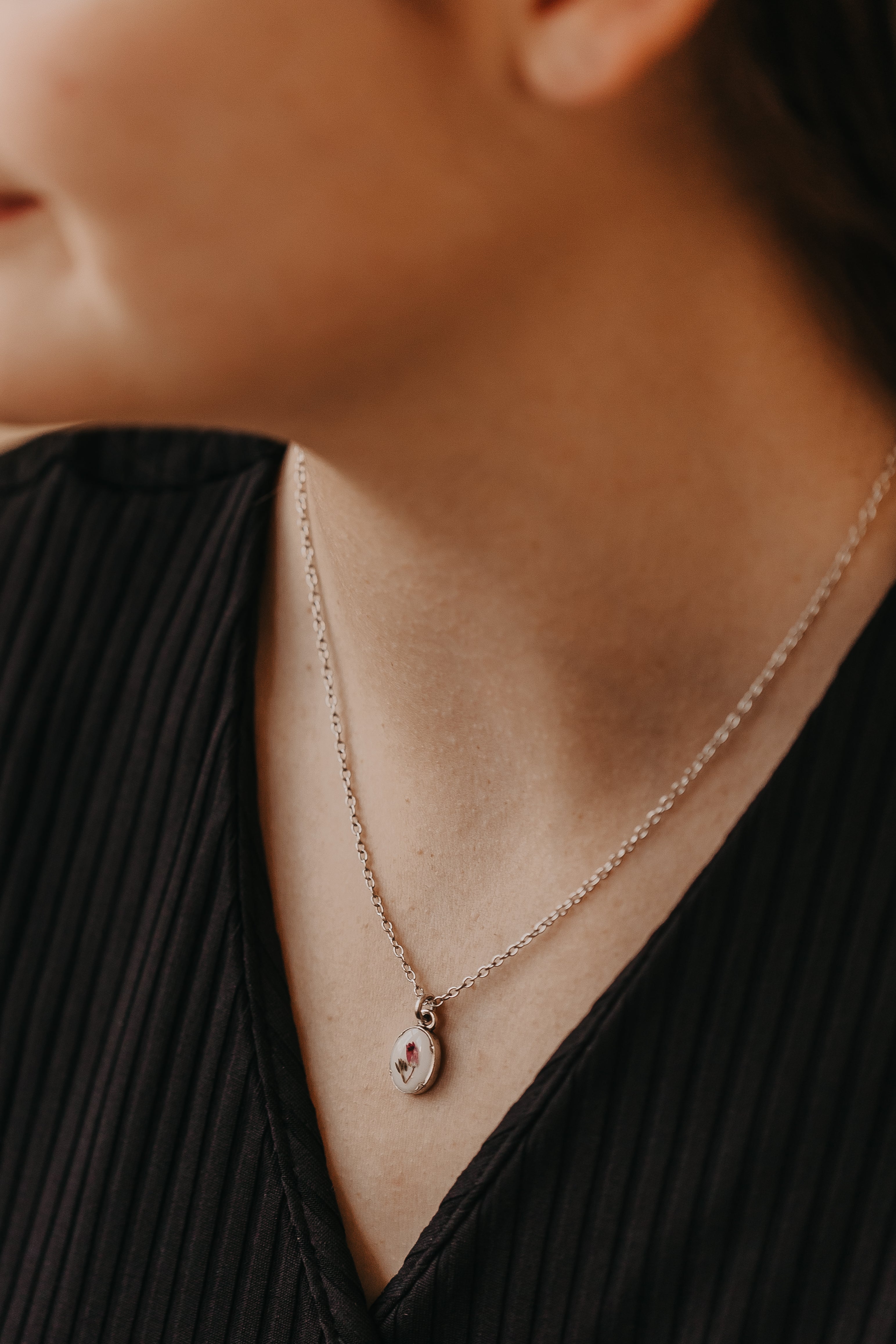 Heather Necklace in Silver