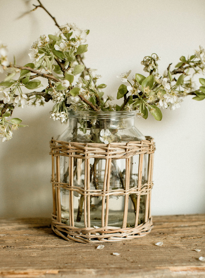 Woven Willow Vase