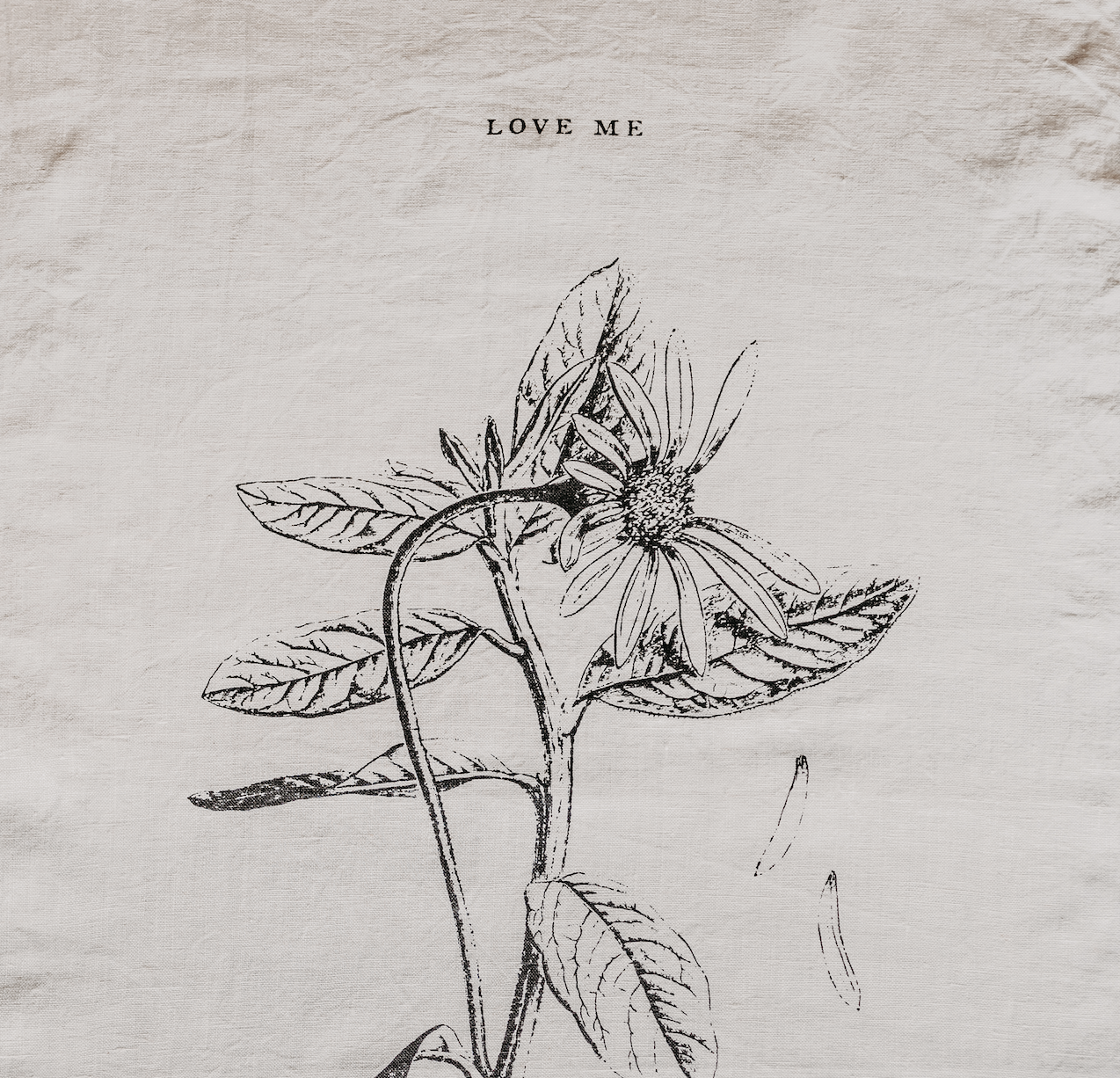 "Love Me, Love Me Not" Tea Towel