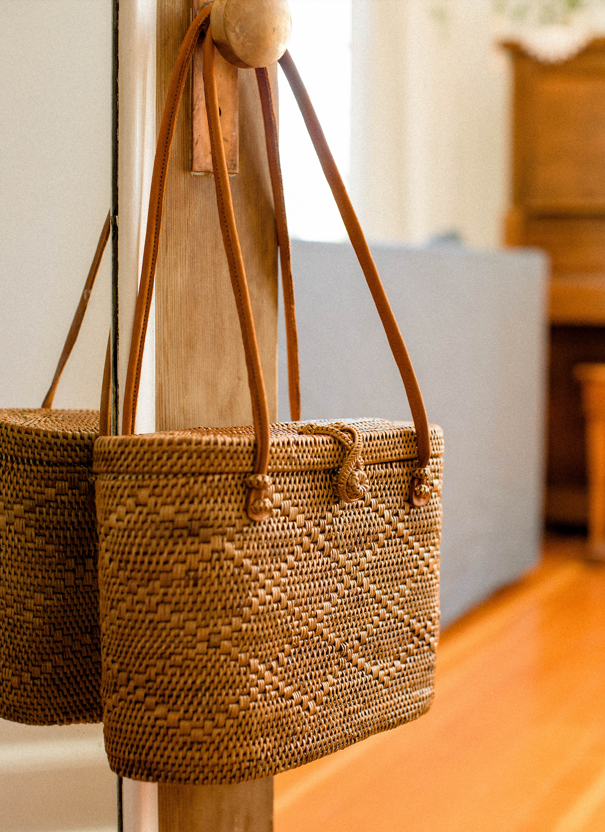 Bonnieux Rattan Shoulder Bag