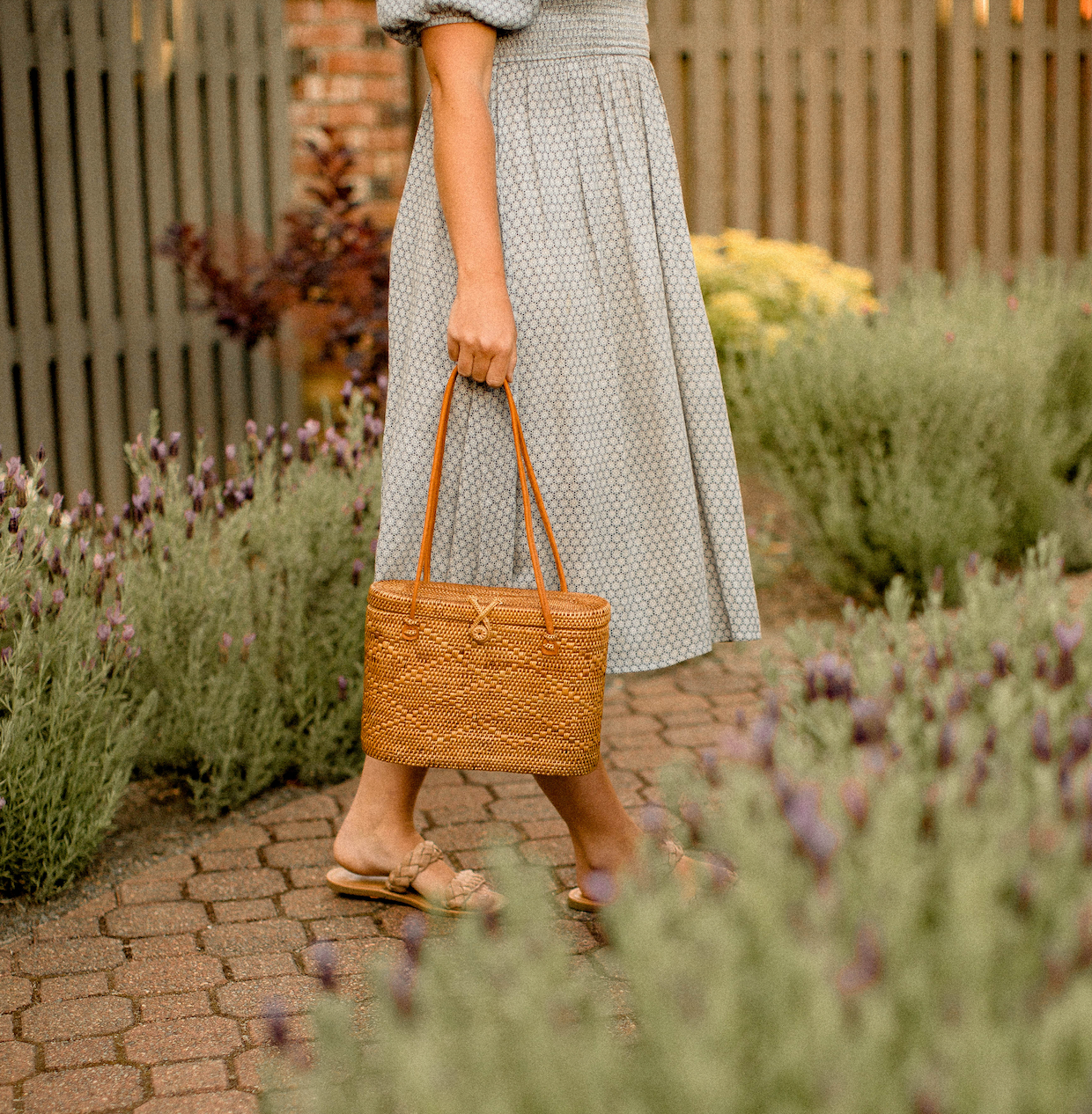 Bonnieux Rattan Shoulder Bag