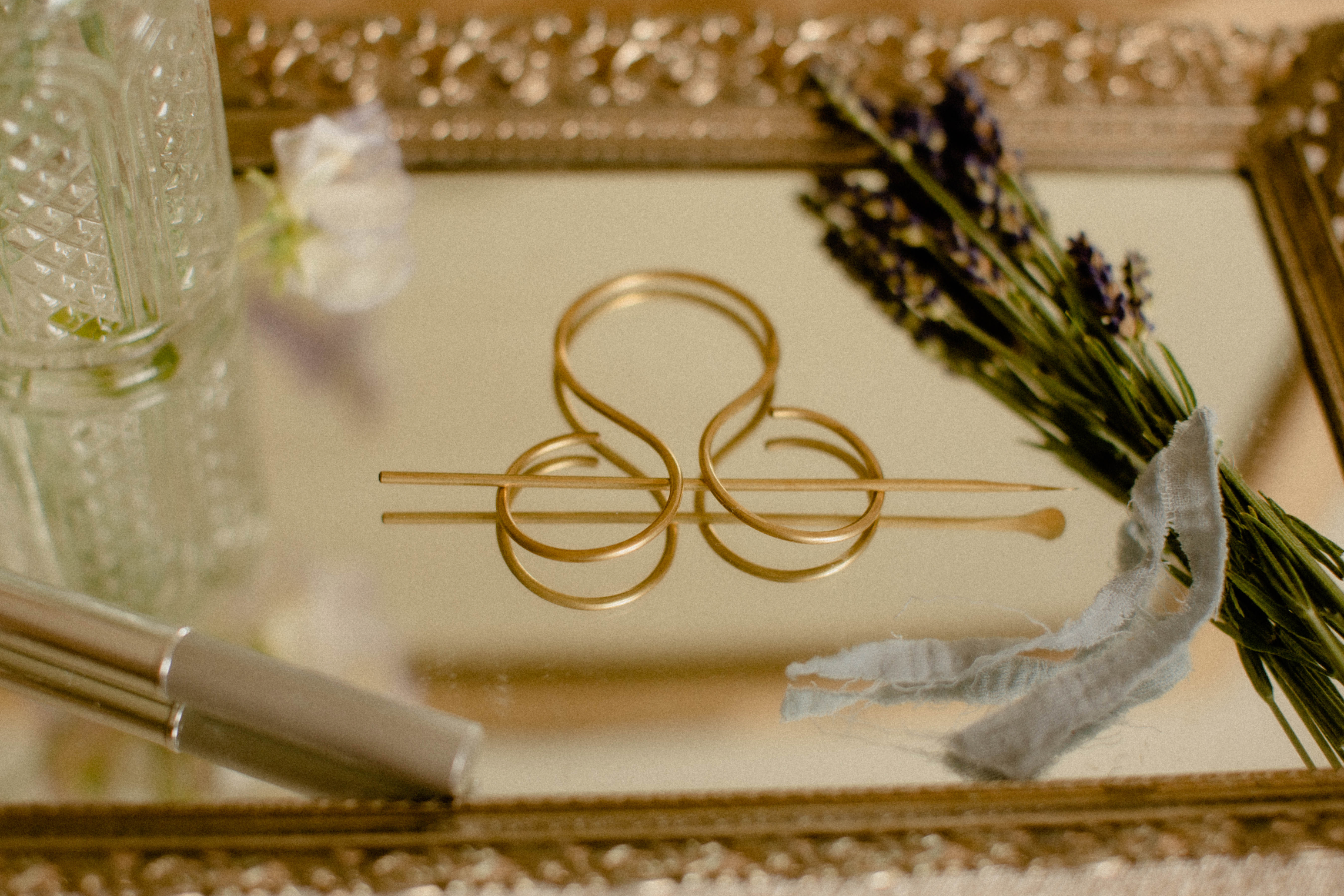Handmade Lyra Hair Pin