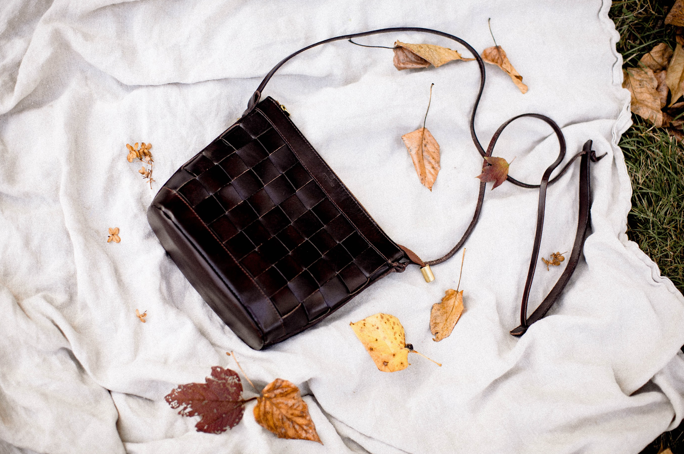 Woven Crossbody Bag