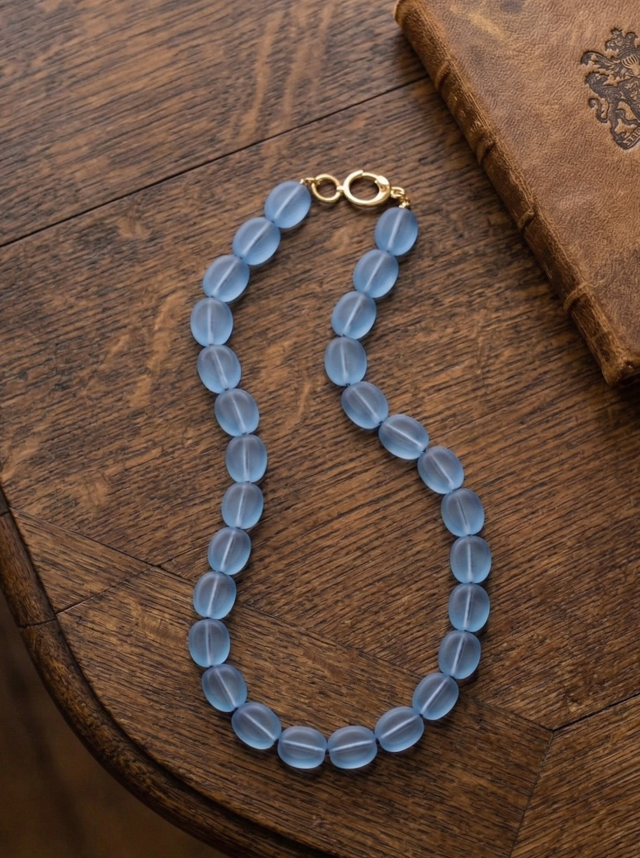 Malta Necklace in Aqua