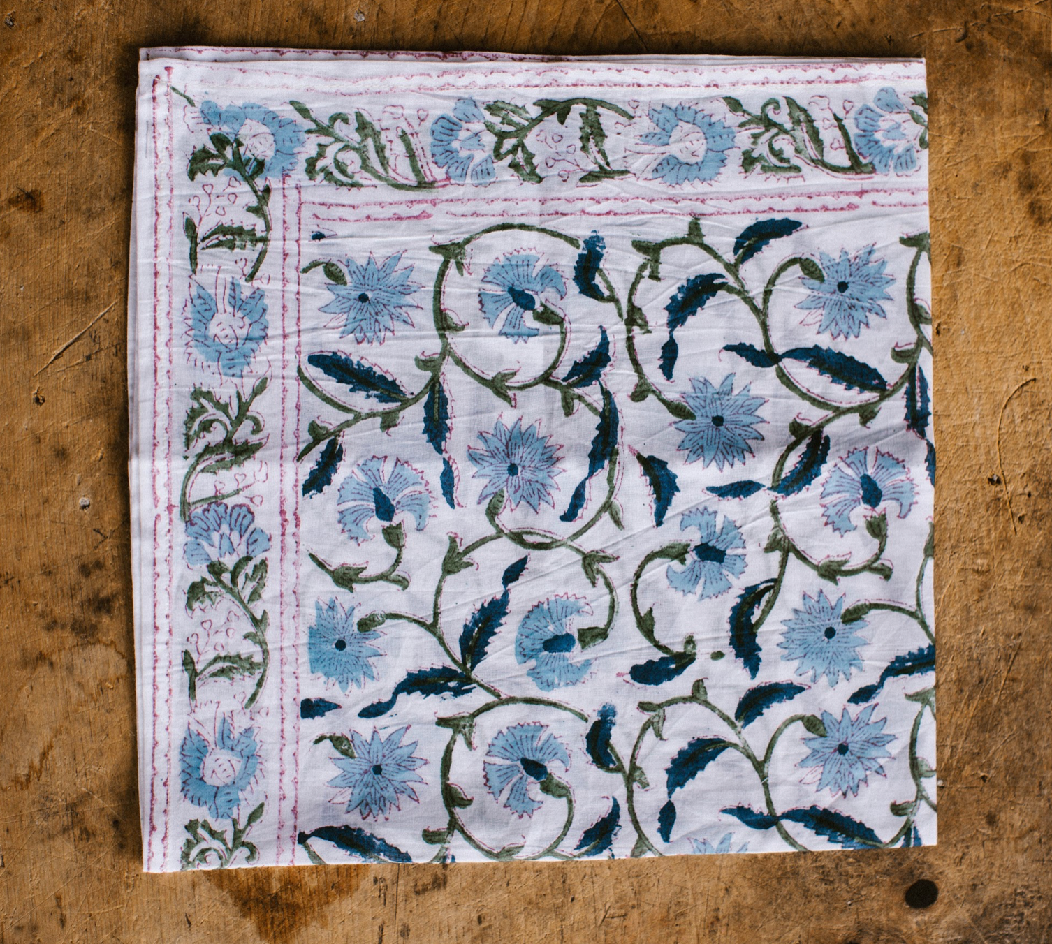 "Bluebell" Cotton Bandana