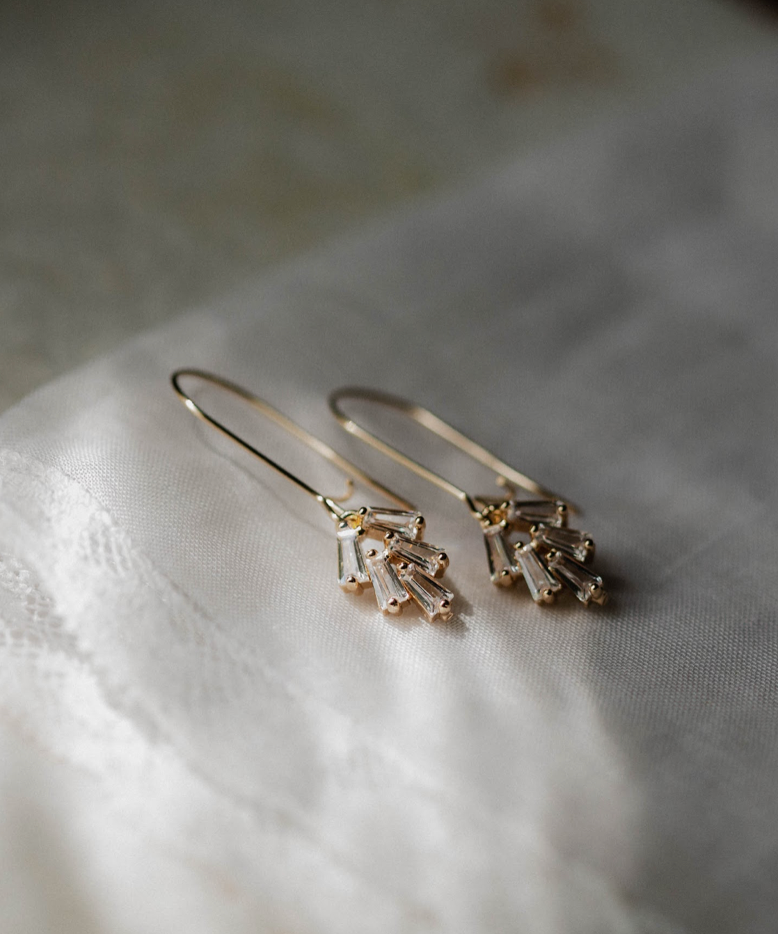 Evelyn Drop Earring in Gold