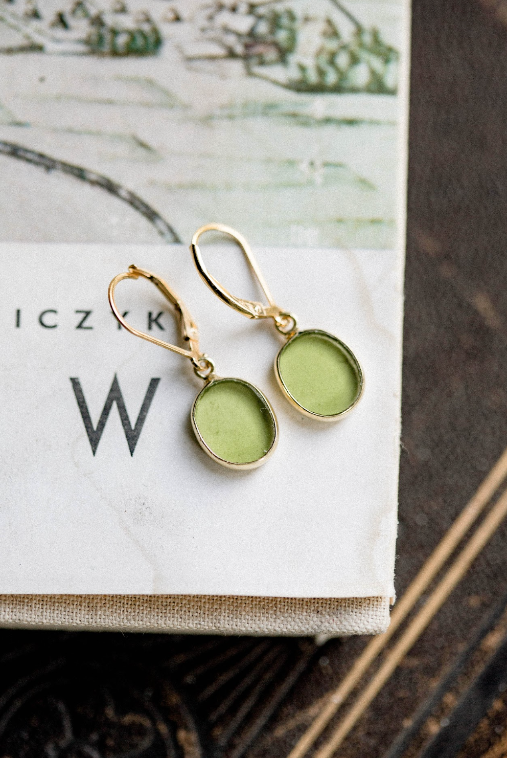 Peridot Drop Earring