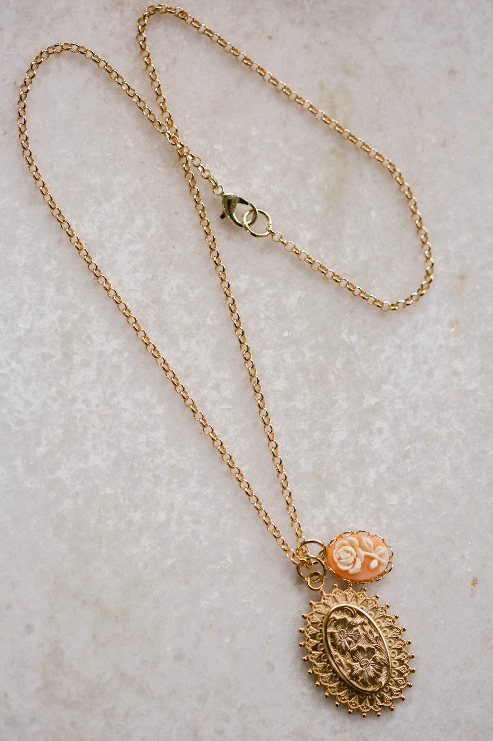 Rosa Charm Necklace