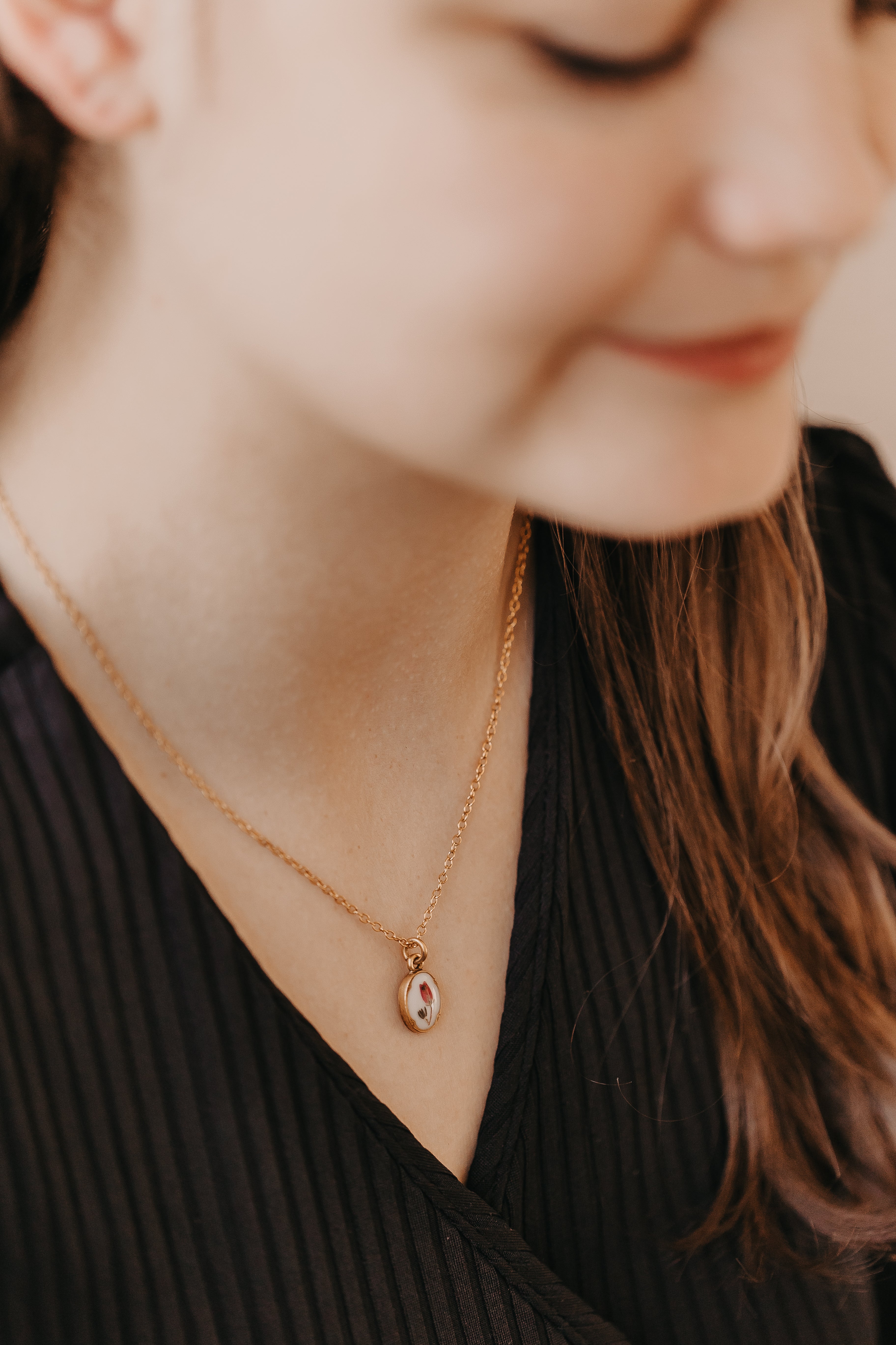 Heather Necklace in Gold