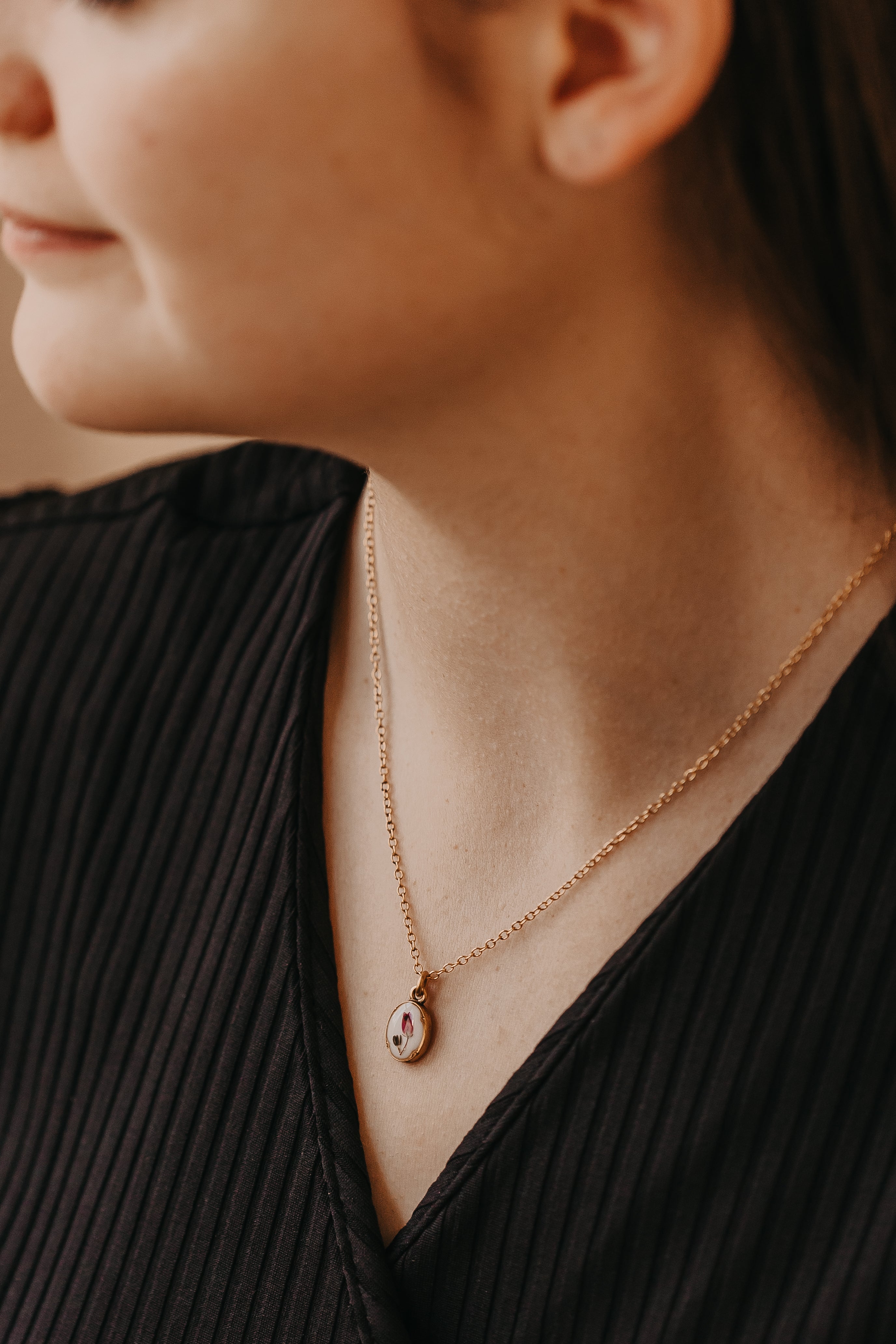 Heather Necklace in Gold