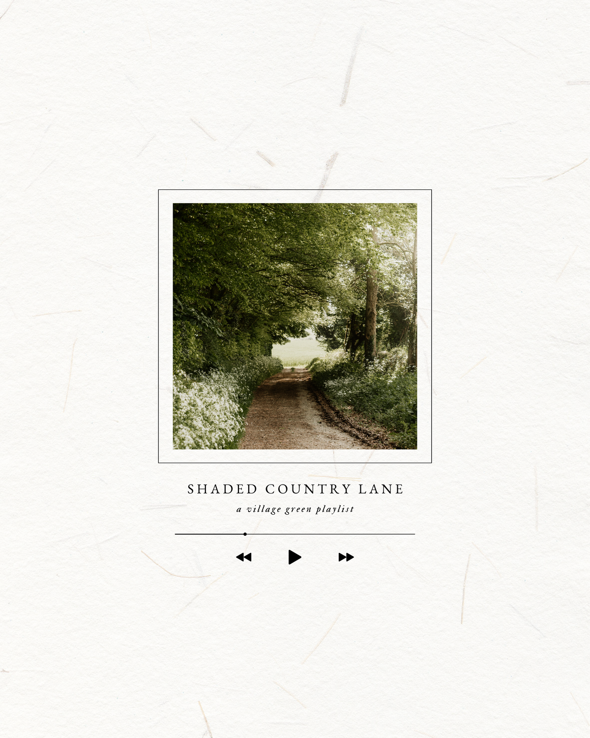 May Playlist | Shaded Country Lane