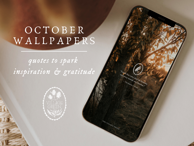 October Wallpapers | Quotes for Autumn Inspiration