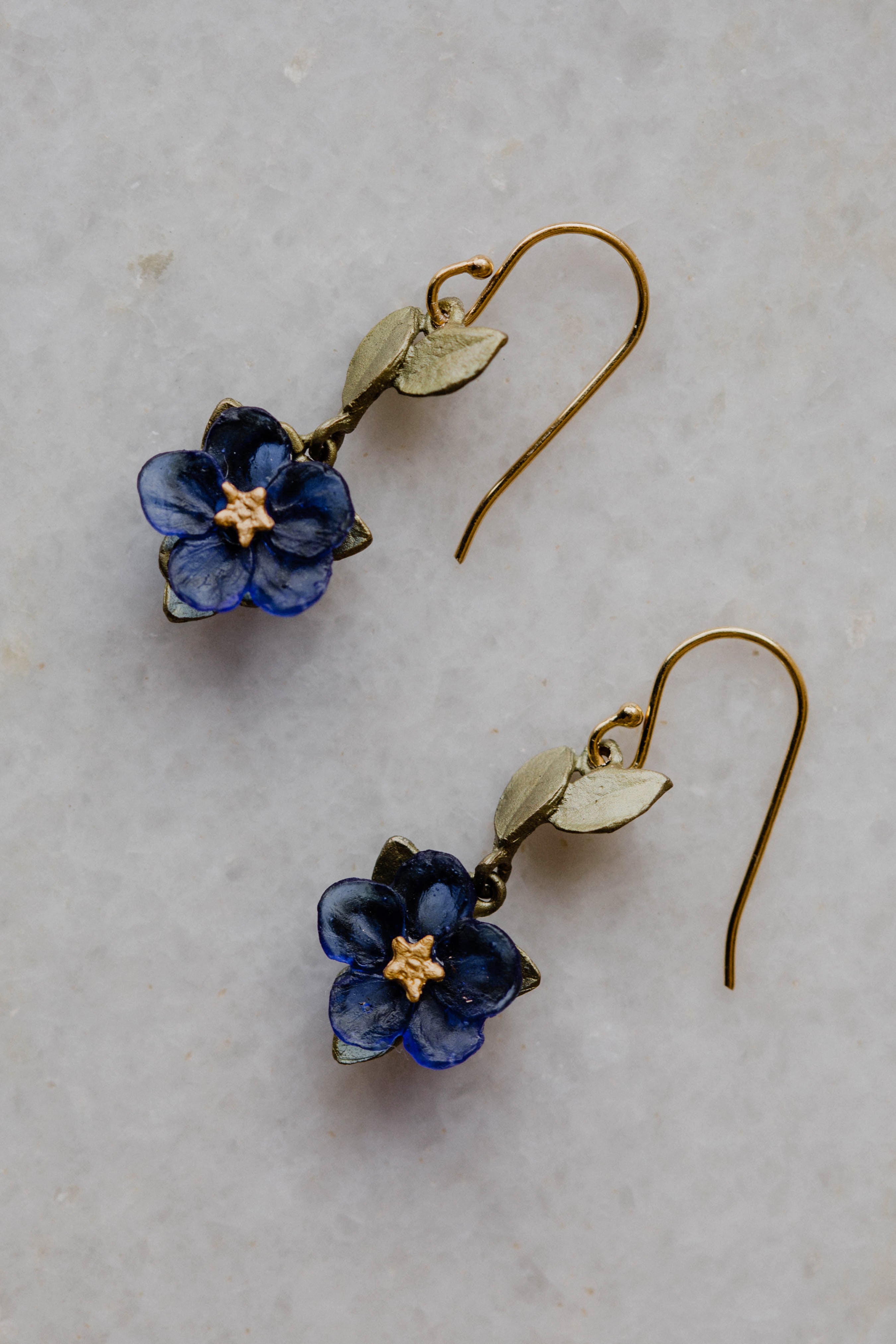 Blue Violet Earring