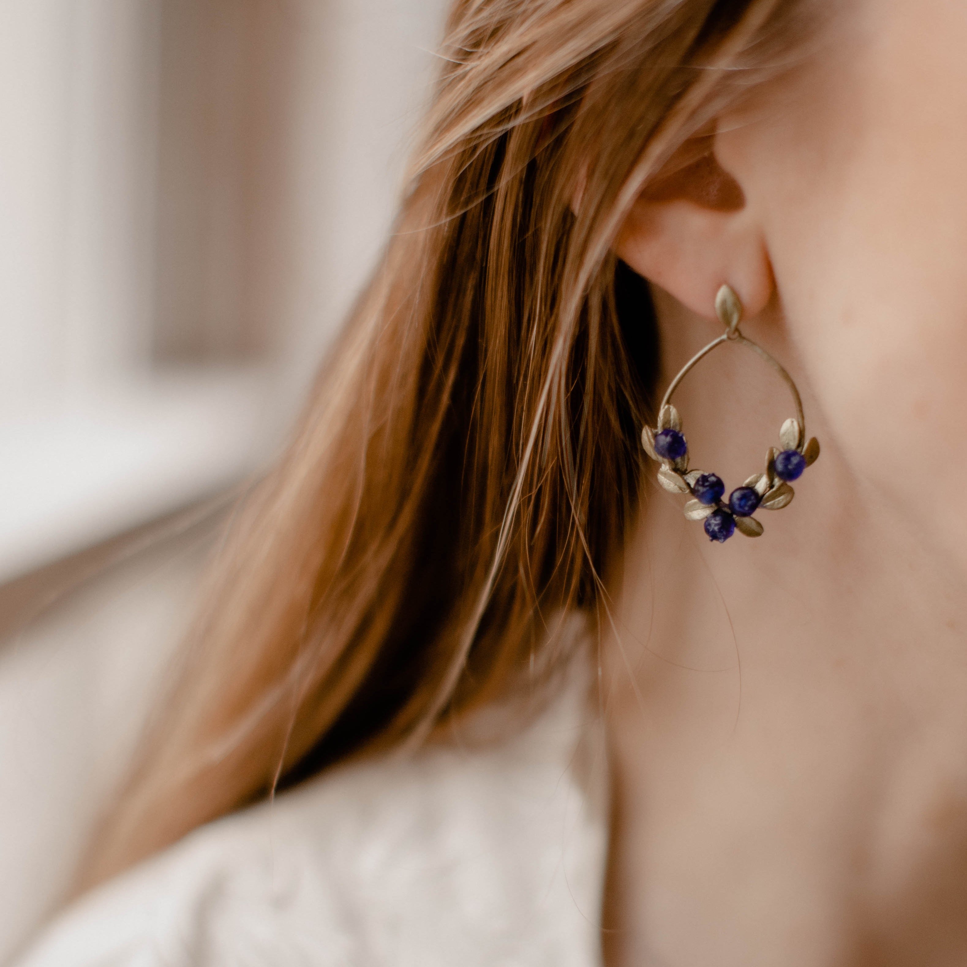 Blueberry Dangle Earring