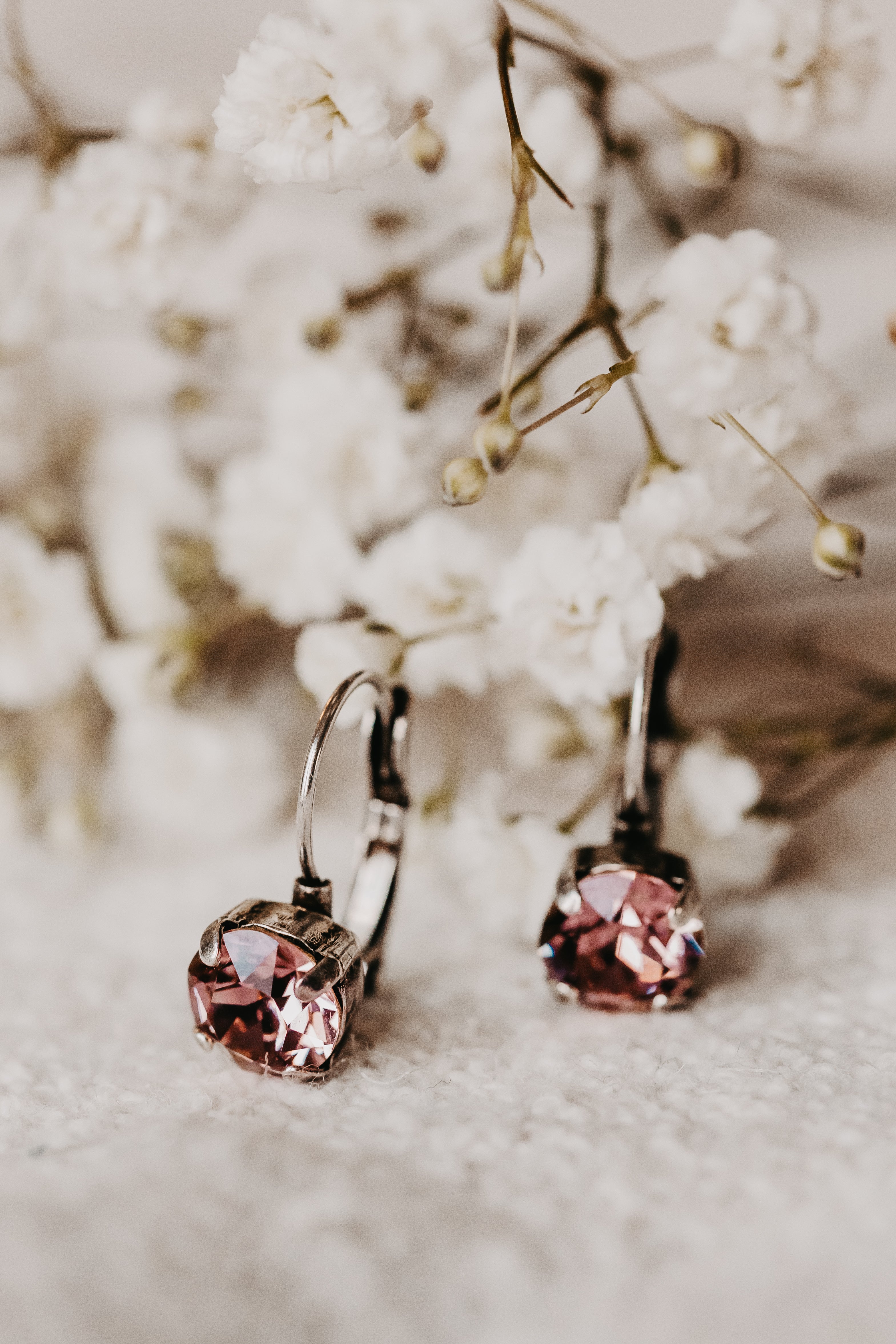 Blush Drop in Silver