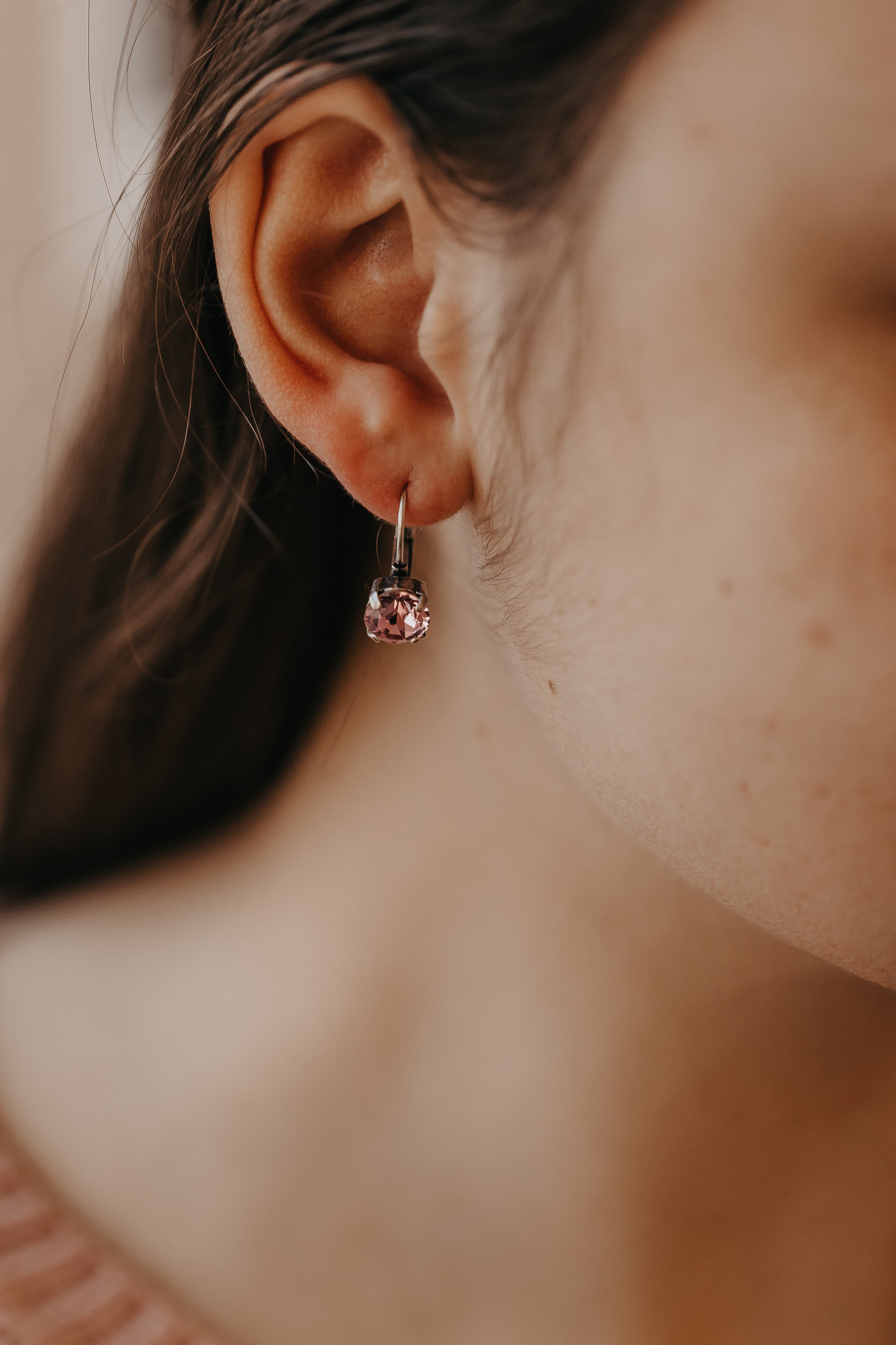 Blush Drop in Silver