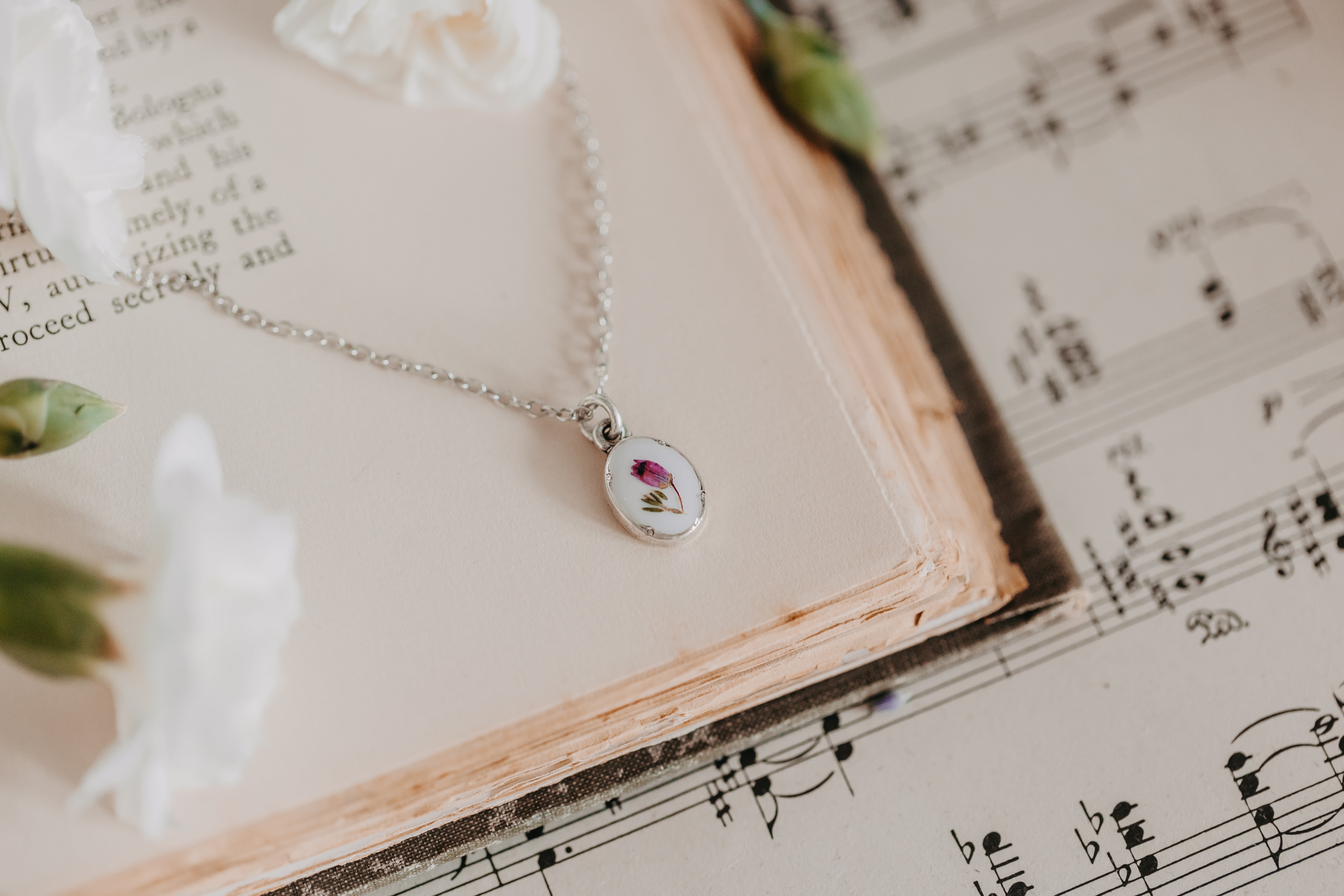 Heather Necklace in Silver