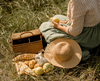 Handwoven Rattan Picnic Basket