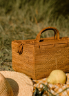 Handwoven Rattan Picnic Basket