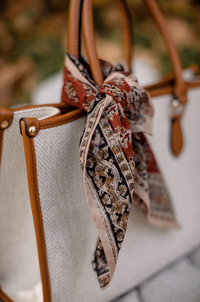 "Rustic Scarlet" Cotton Bandana