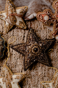 Night Star Beaded Ornament