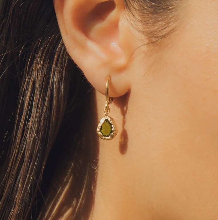 Lysia Earring in Moss