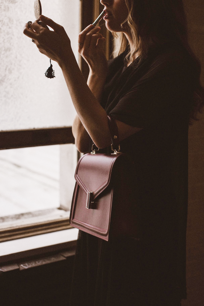 Catherine Handbag in Burgundy