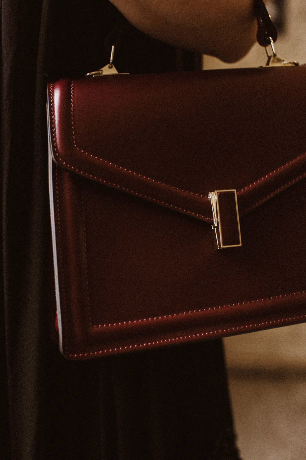 Catherine Handbag in Burgundy