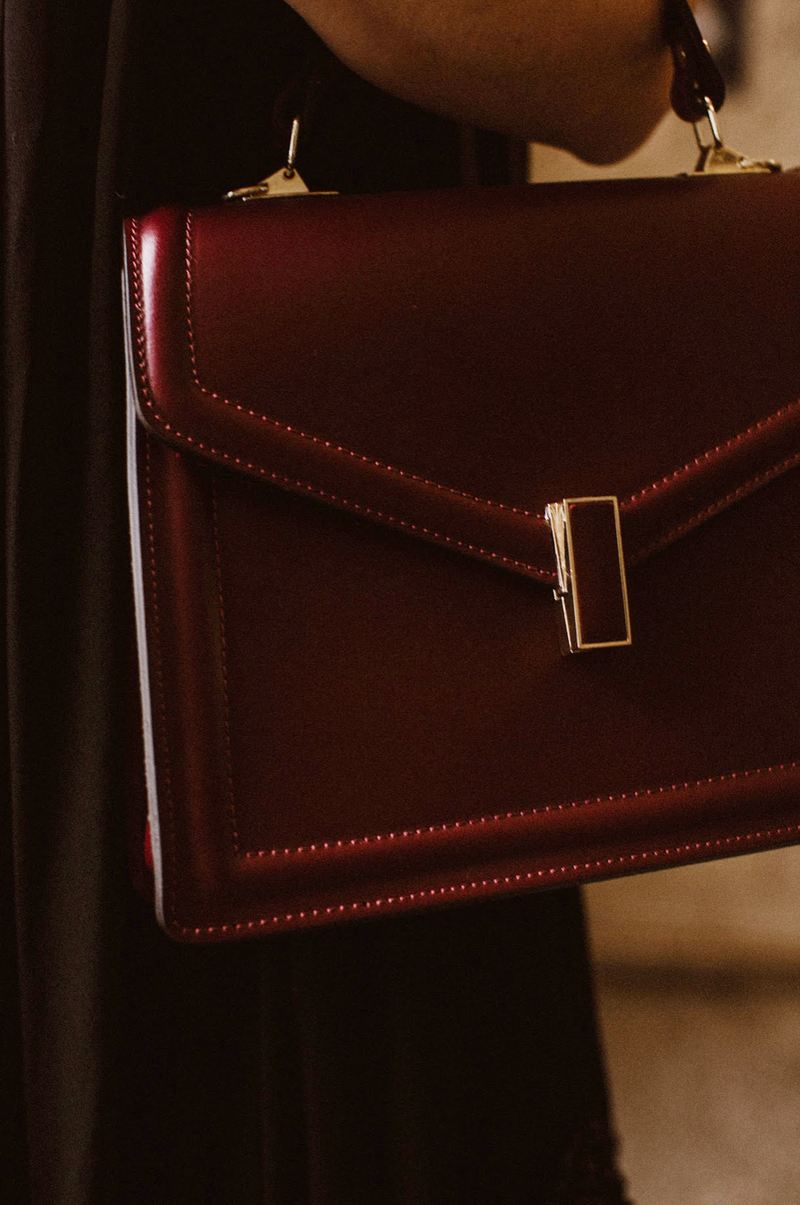 Catherine Handbag in Burgundy