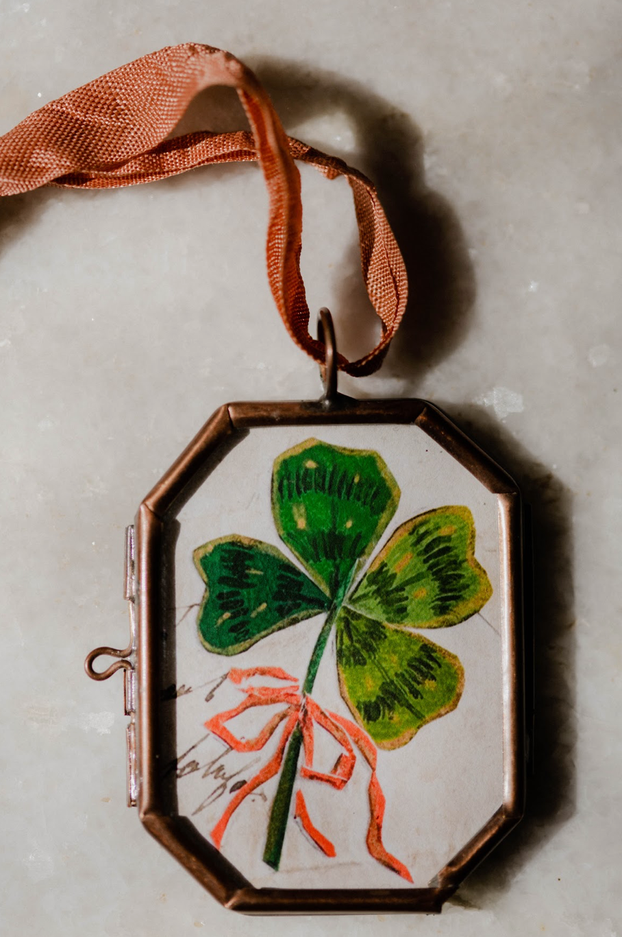 Clover Art Locket