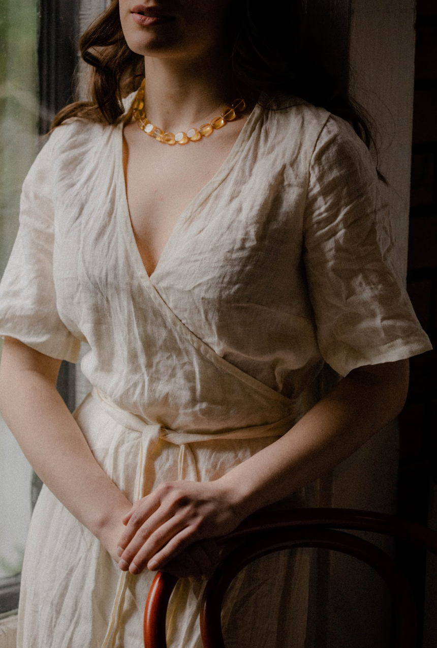 Malta Necklace in Mandarin