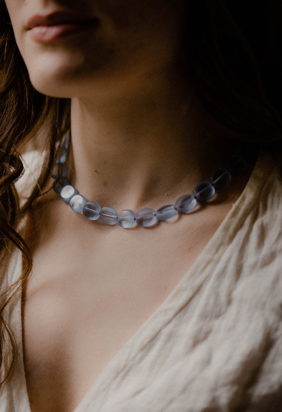 Malta Necklace in Aqua