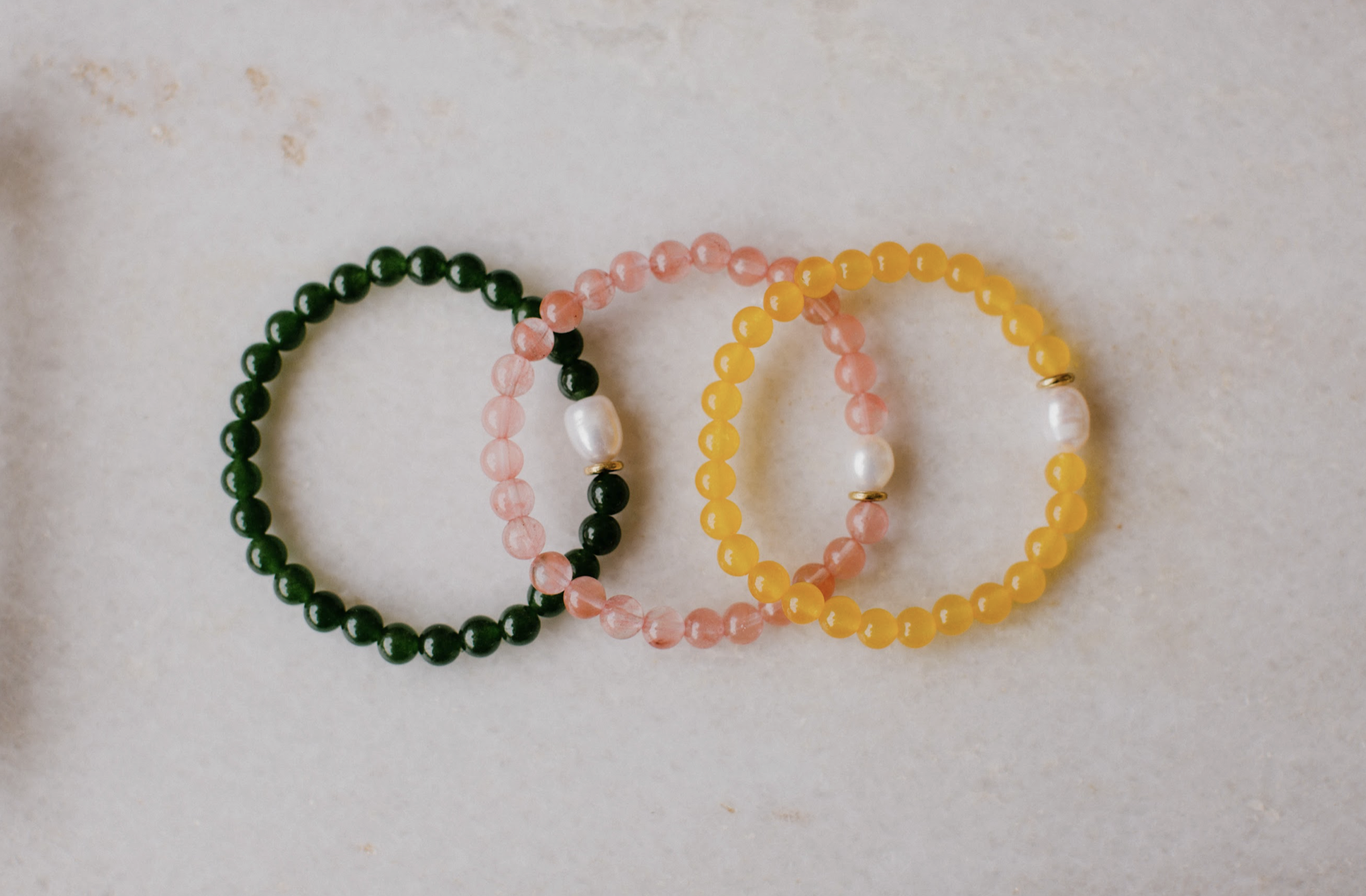Margaux Bracelet in Cherry Quartz