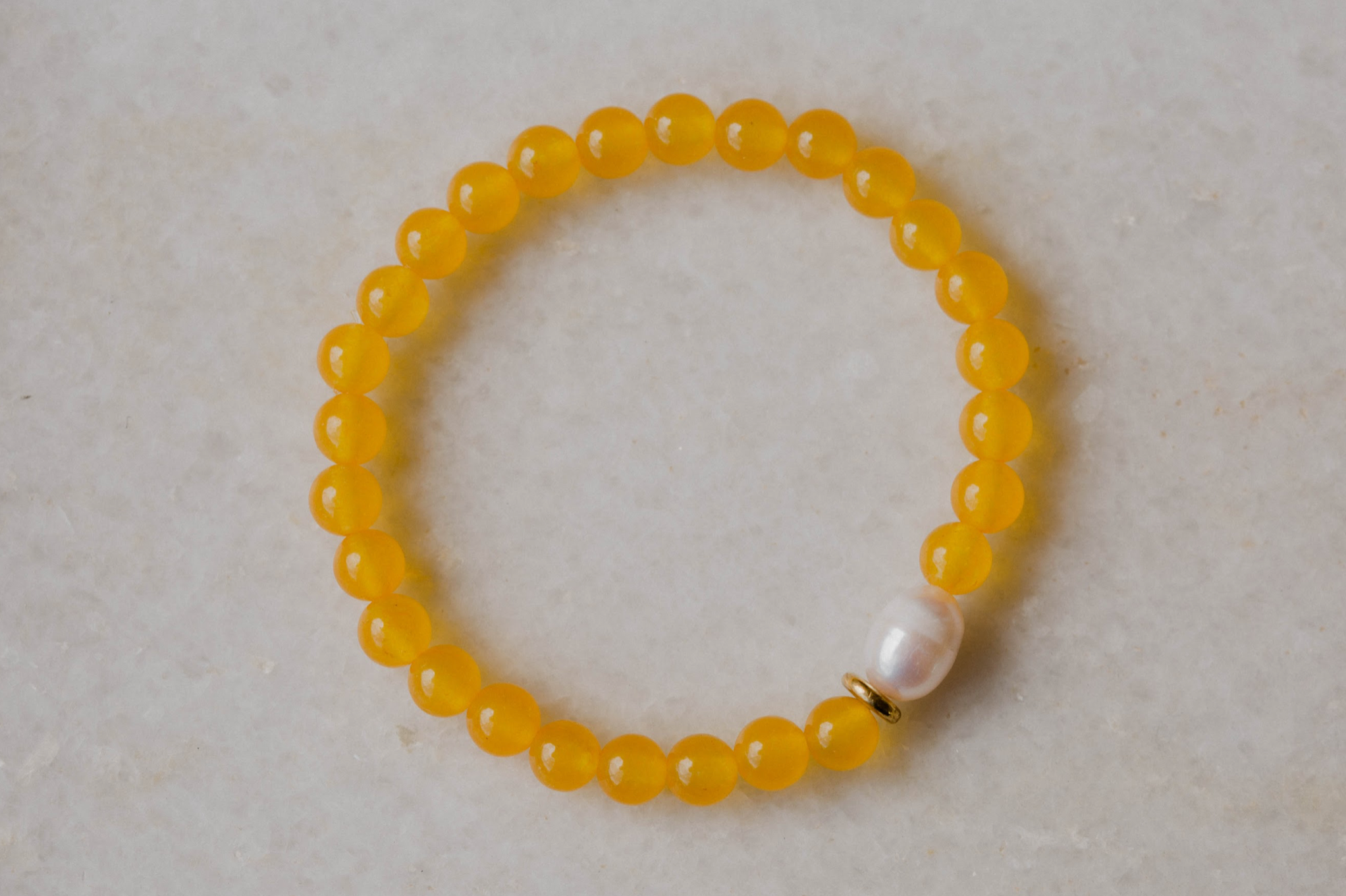Margaux Bracelet in Yellow Jade