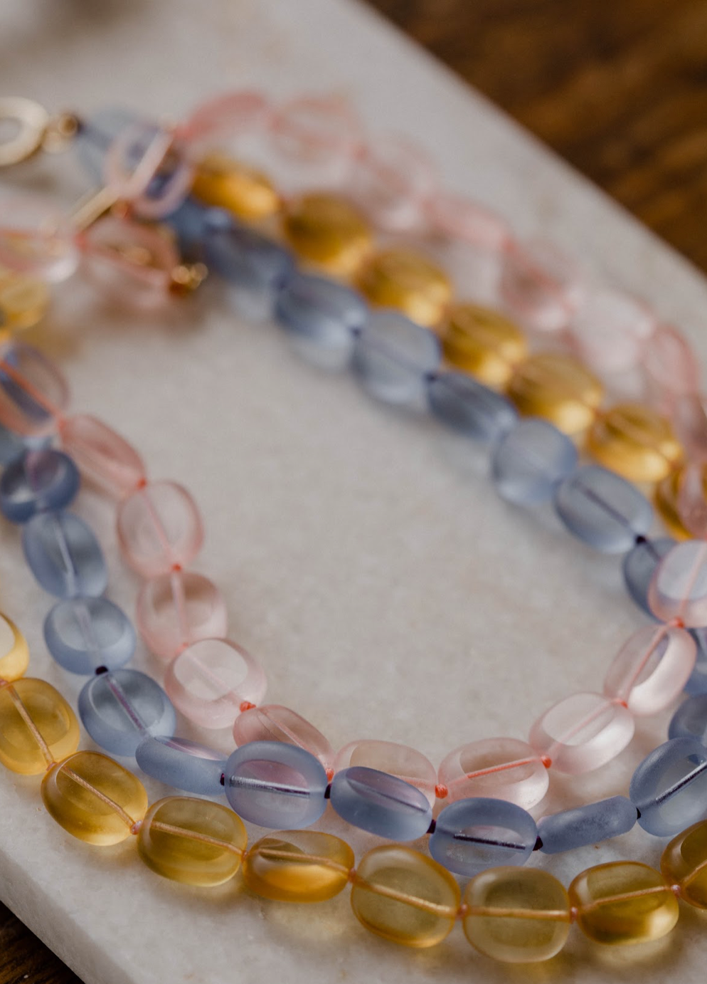 Malta Necklace in Rose