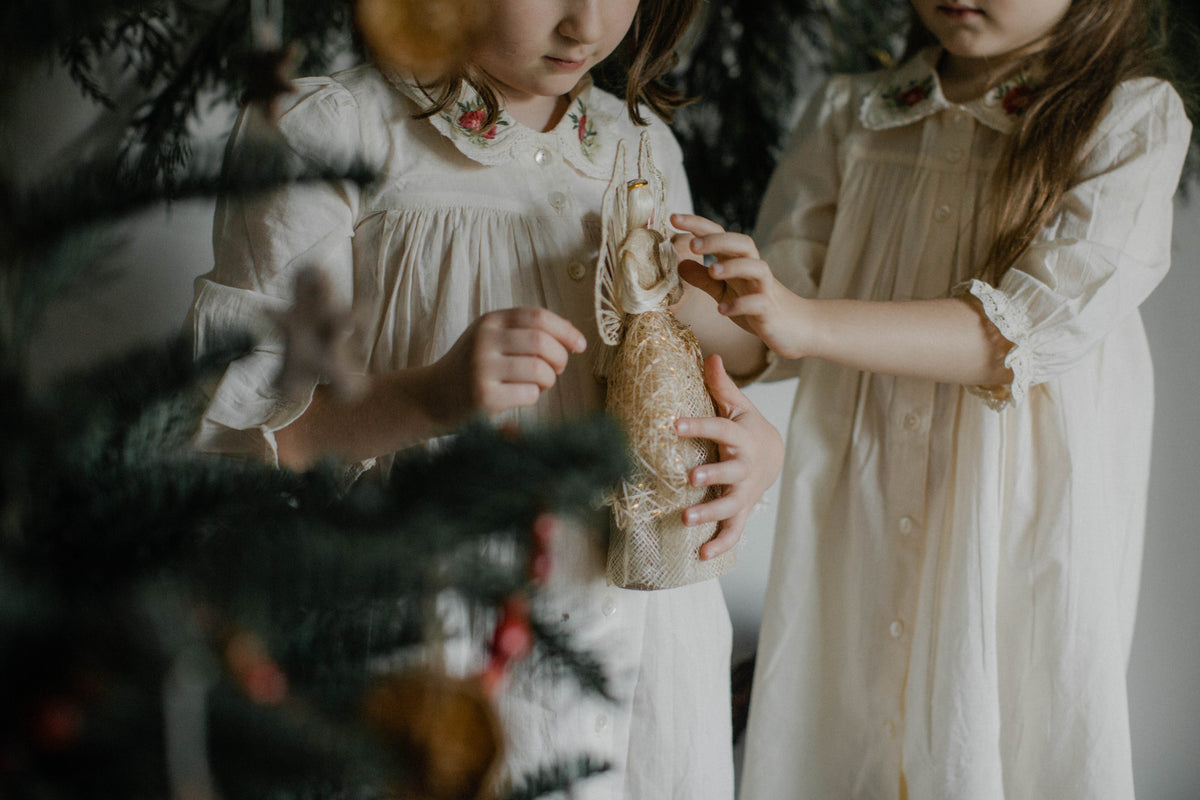 Woven Tree Topper Angel