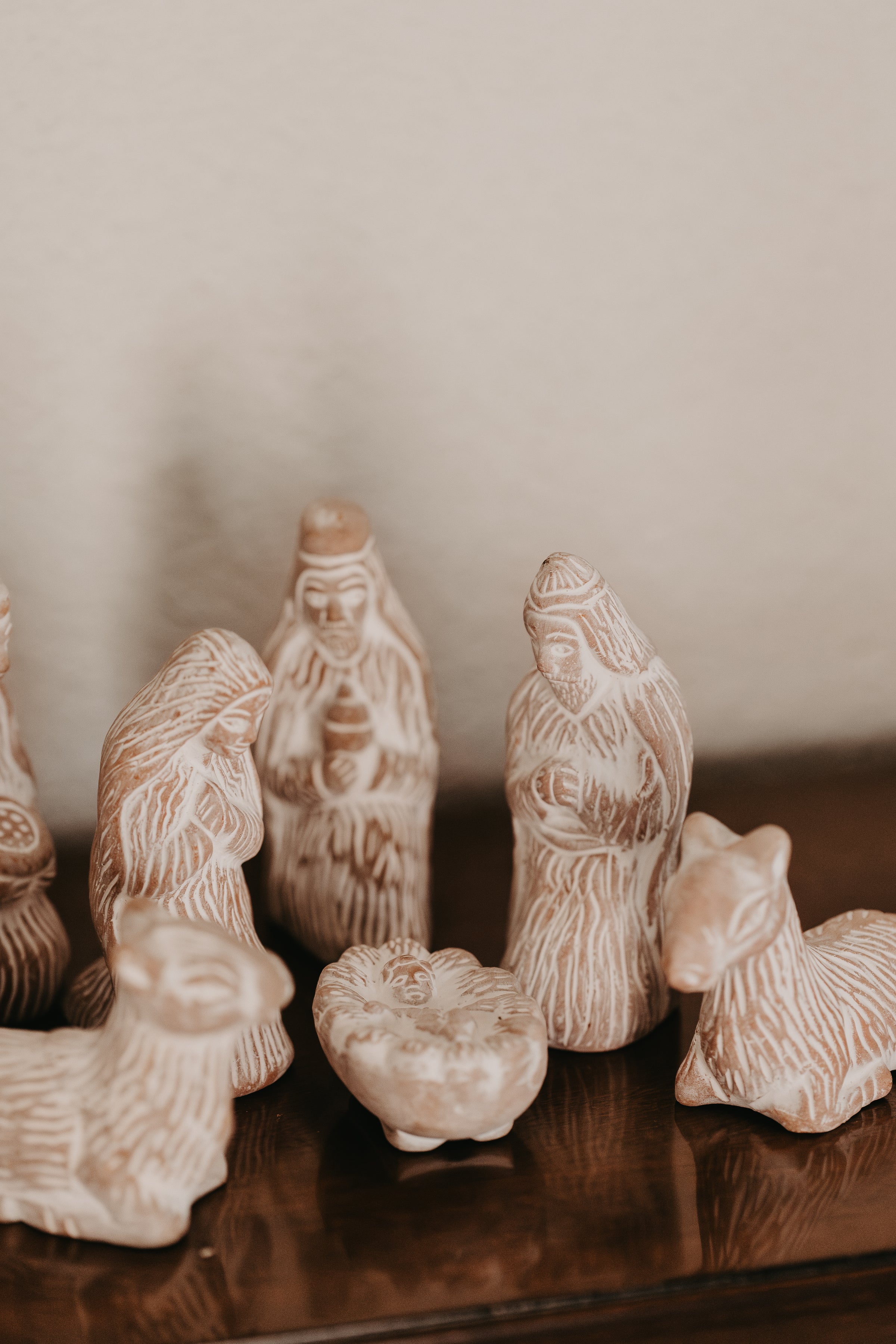 Terracotta Nativity Set