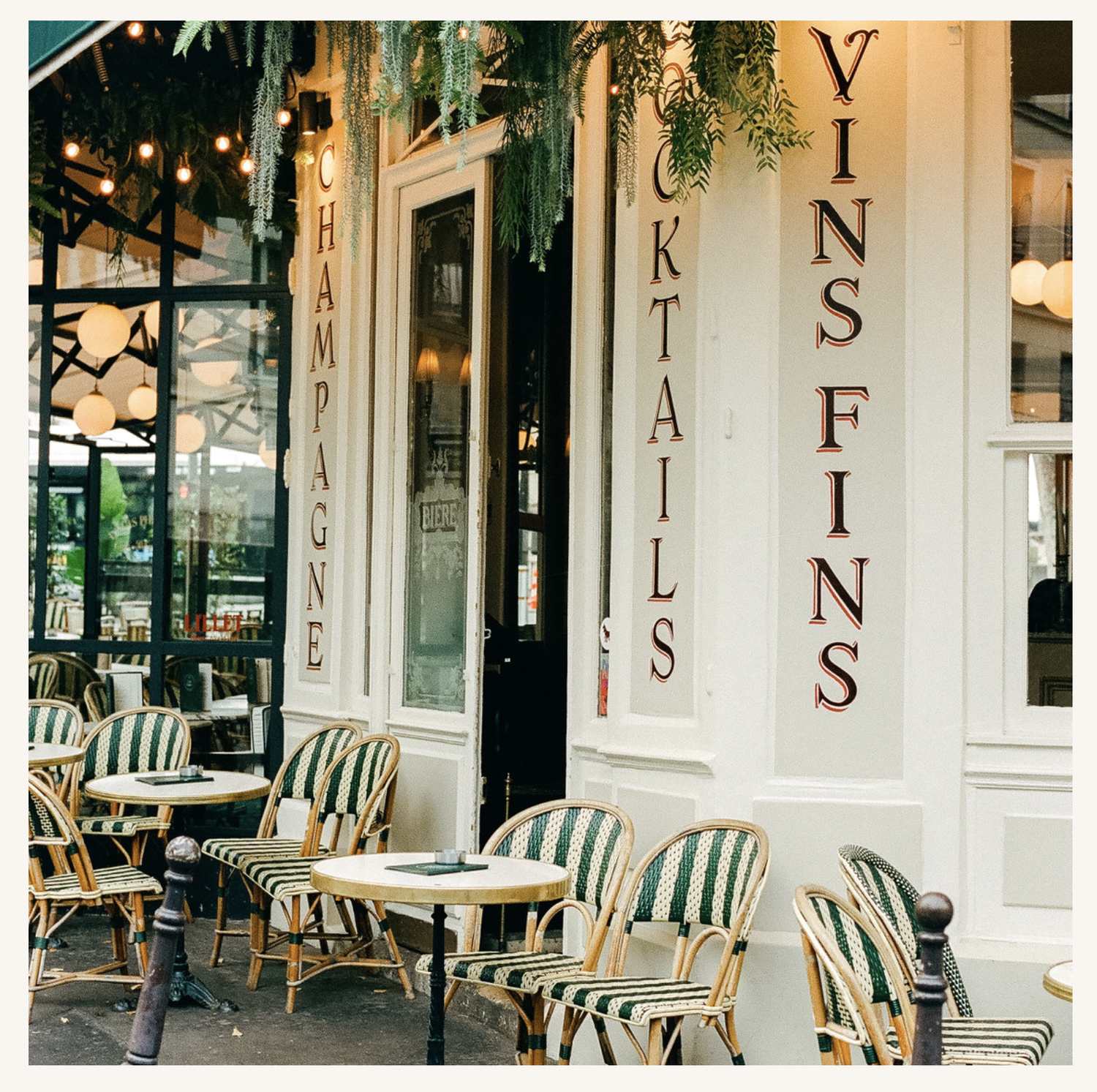 "The Marais Paris Cafe" | 8x8 Fine Art Photography Print