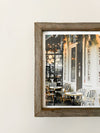 "The Marais Paris Cafe" | 8x8 Fine Art Photography Print