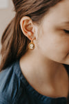 Cameo Earring in Sage