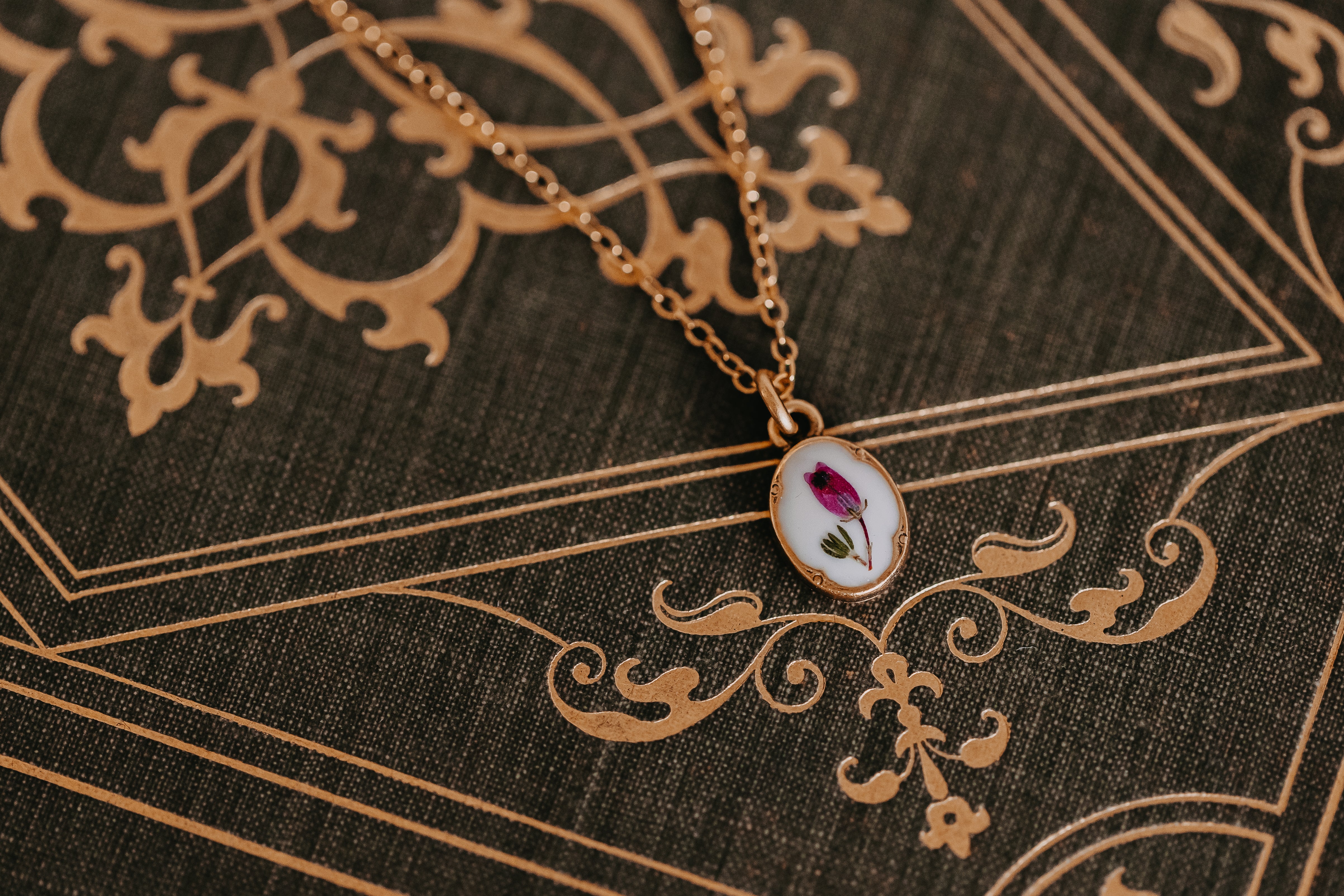 Heather Necklace in Gold